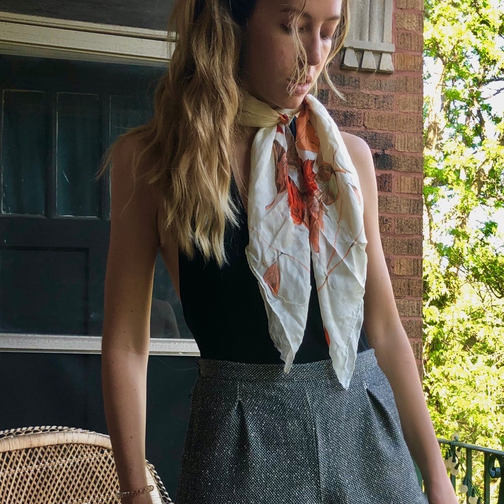 Vintage Silk Scarf - Picture 4 of 6